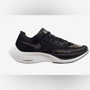 NWB Size 8 Women's Nike Air Zoom X Vaporfly Next% 2 Black/Gold CU4123-001 shoes
